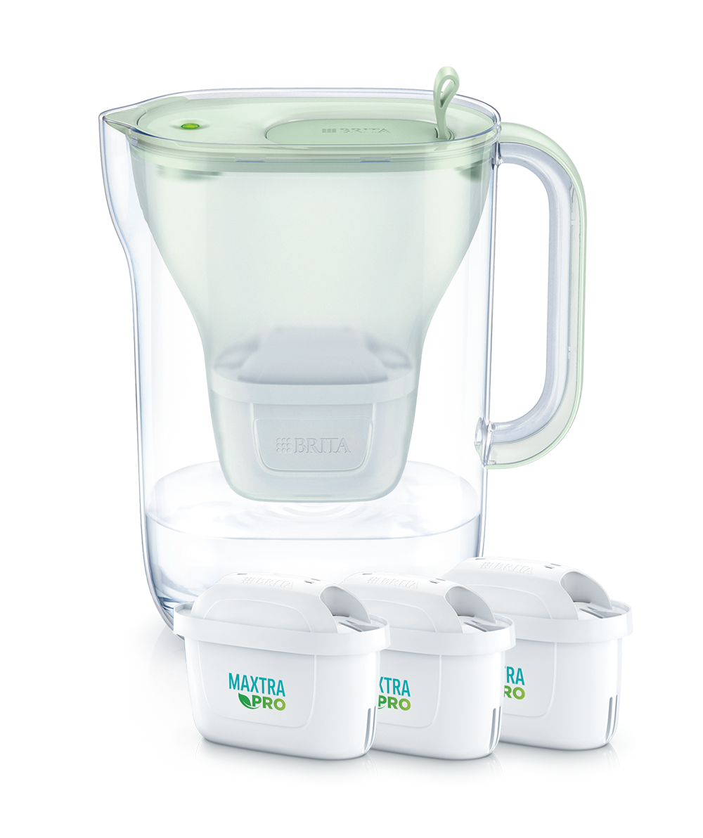 Style Eco 2.4L Soft Green Water Filter Jug