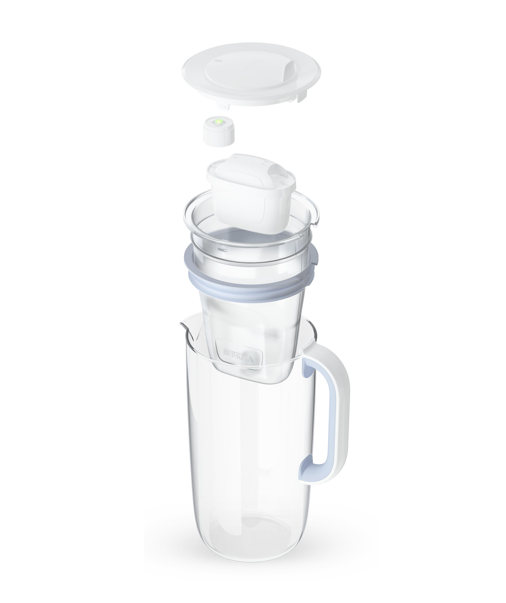 Glass 2.5L Water Filter Jug